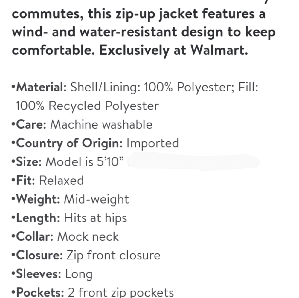 Time and Tru Puffer Jacket - Picture 10 of 10